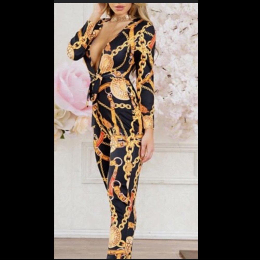 Chain jumpsuit
